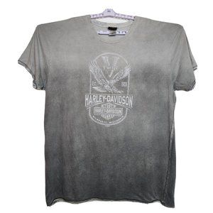 Harley Davidson T Shirt Alexandria Raymond MN - Gray - Men's 2XL